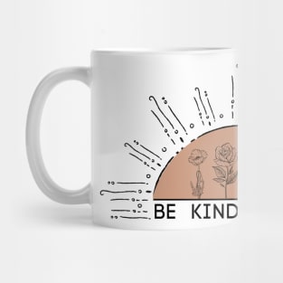 Be Kind Anyway Sunset Boho Nude Minimalist Design Mug